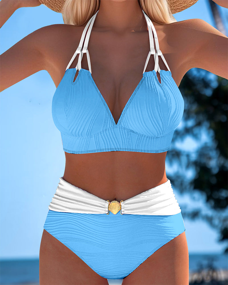 Dizzy | Badeanzug Doppelträger hohe Taille