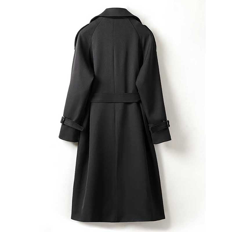 Alarica | Eleganter Übergangsmantel mit doppelter Knopfleiste