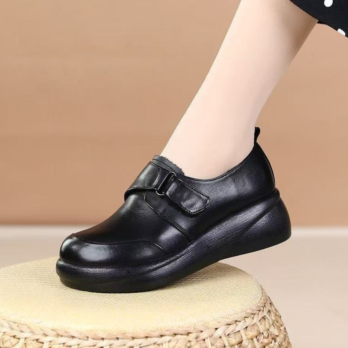Laina | Bequeme Lederschuhe mit rutschfester Sohle