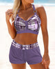 Lara | Gerippter Bikini mit hoher Taille