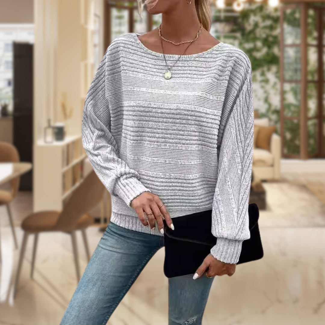 Alona | Zeitloser Struktur-Pullover für Damen