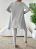 Chloe | Stilvolles 3-teiliges Set aus geripptem Strick