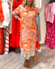 Alainy | Vibrierendes Midikleid mit Paisleymuster