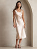 Aliya | langes ärmelloses Kleid aus reiner Seide