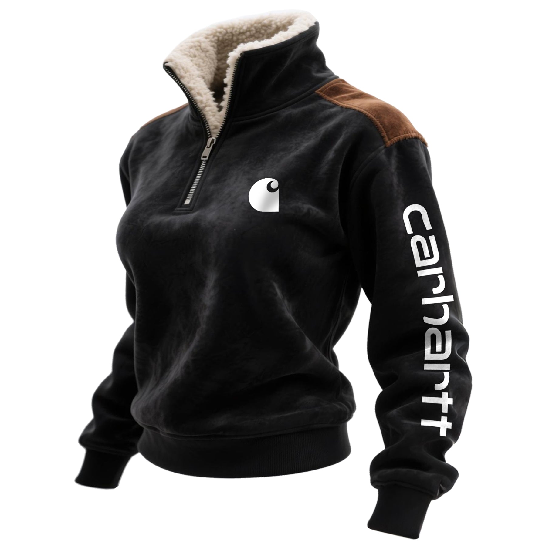 Tenna | Fleecegefütterter Suede-Zip