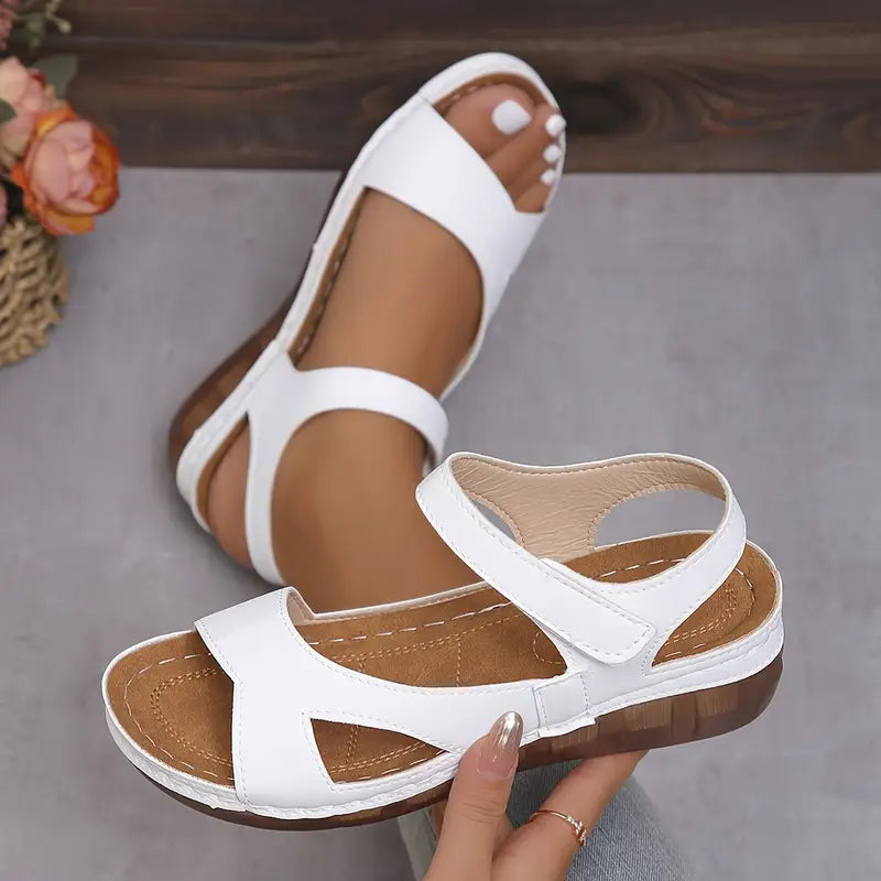 Jheana | Minimalistische Sandalen aus Kunstleder