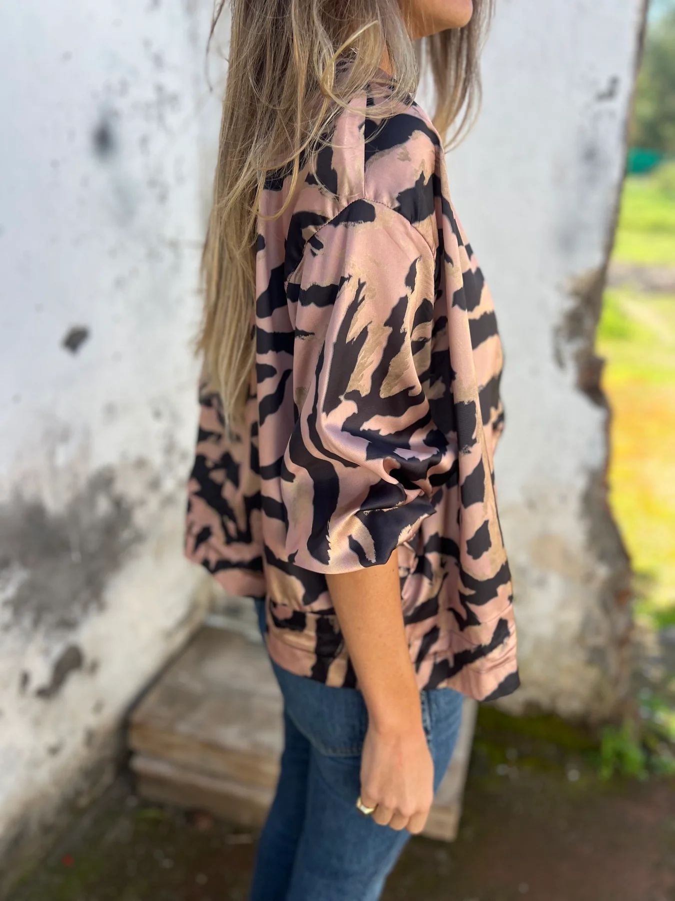 Zea | Damen-Bomberjacke mit Print