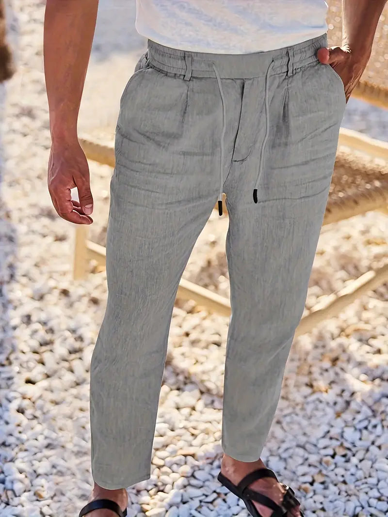 Jacob | modische lockere Leinenhose für den Sommer