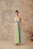 Selin | Ombre Strickträgerkleid