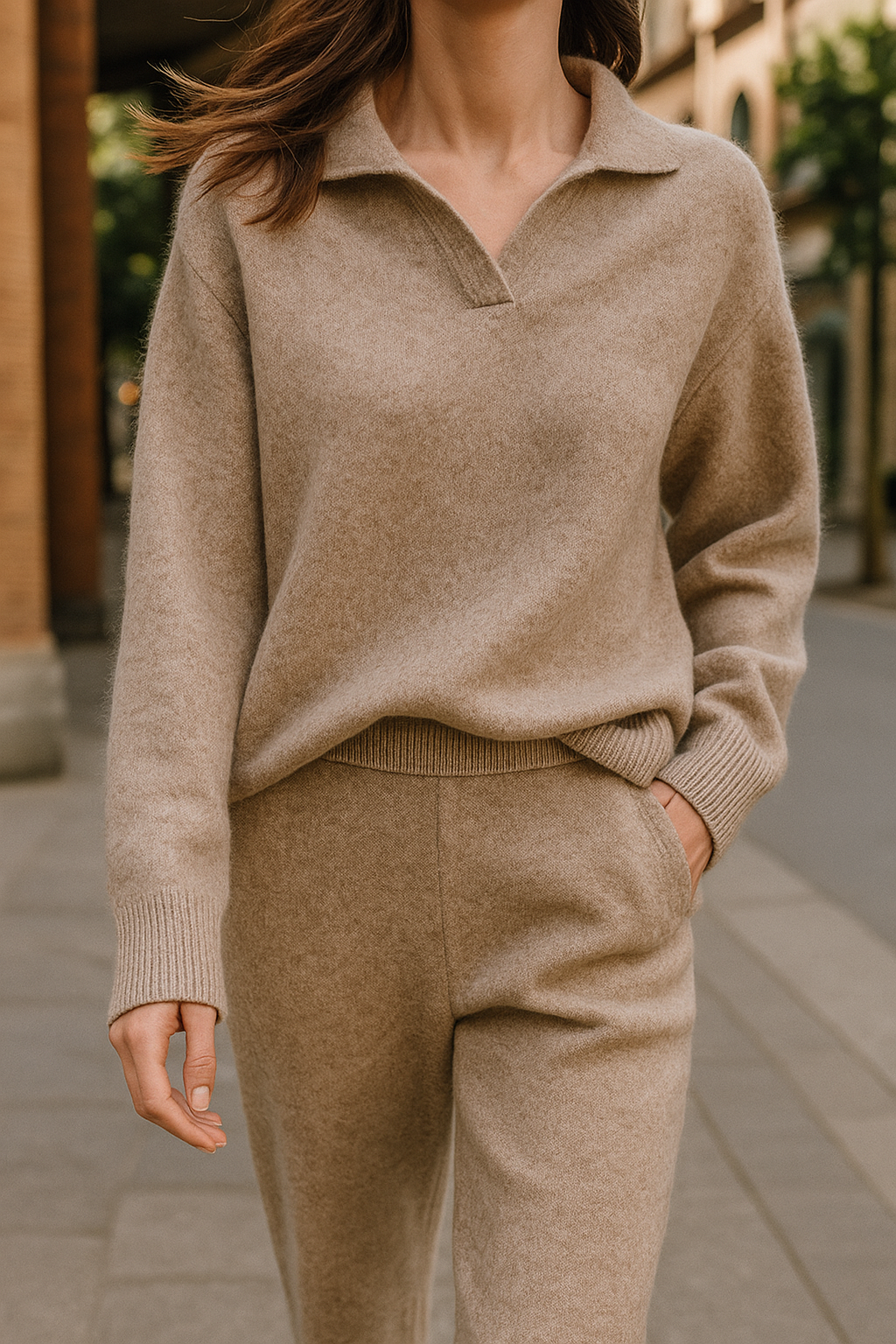 Palena | Strick-Set mit Polokragen