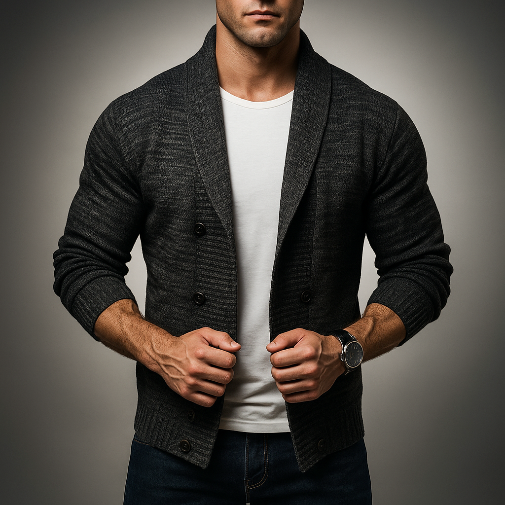 Gavin | Doppelreiher-Cardigan