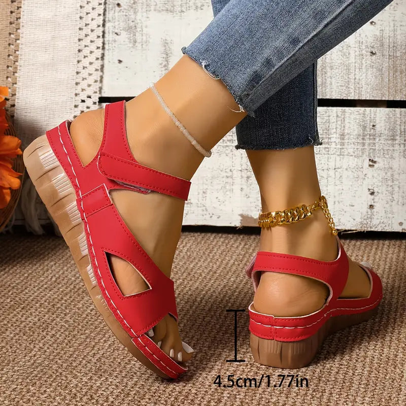 Jheana | Minimalistische Sandalen aus Kunstleder