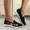 Dekorowane kwiaty buty ortopedyczne
