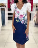 Jaliyah | verspieltes Kleid mit Puffärmeln und V-Ausschnitt