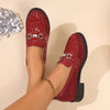 Jinna | Damen-Loafer mit Metallkette