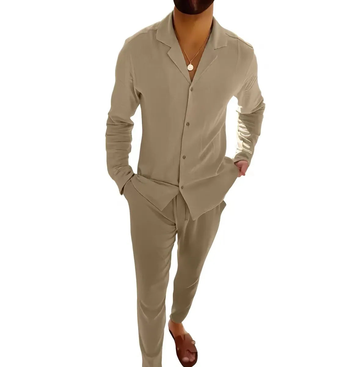 Lando | Sommerliches Leinen-Set für Herren