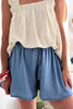 Agusta | Lässige Jeansshorts mit elastischem Bund