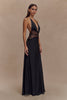 Agnes™ | Elegantes Maxikleid aus Satin und Spitze