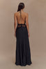 Agnes™ | Elegantes Maxikleid aus Satin und Spitze