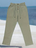 Renzo | Elastische Leinenhose im Casual-Stil