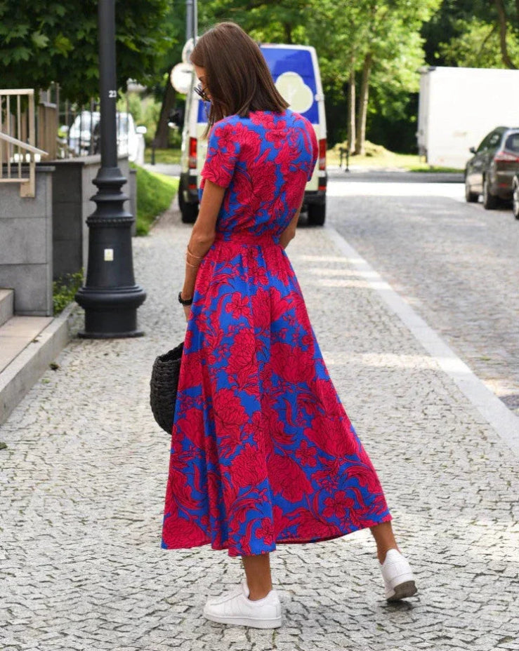 Vaniza | Elegantes Kleid mit Blütenmuster