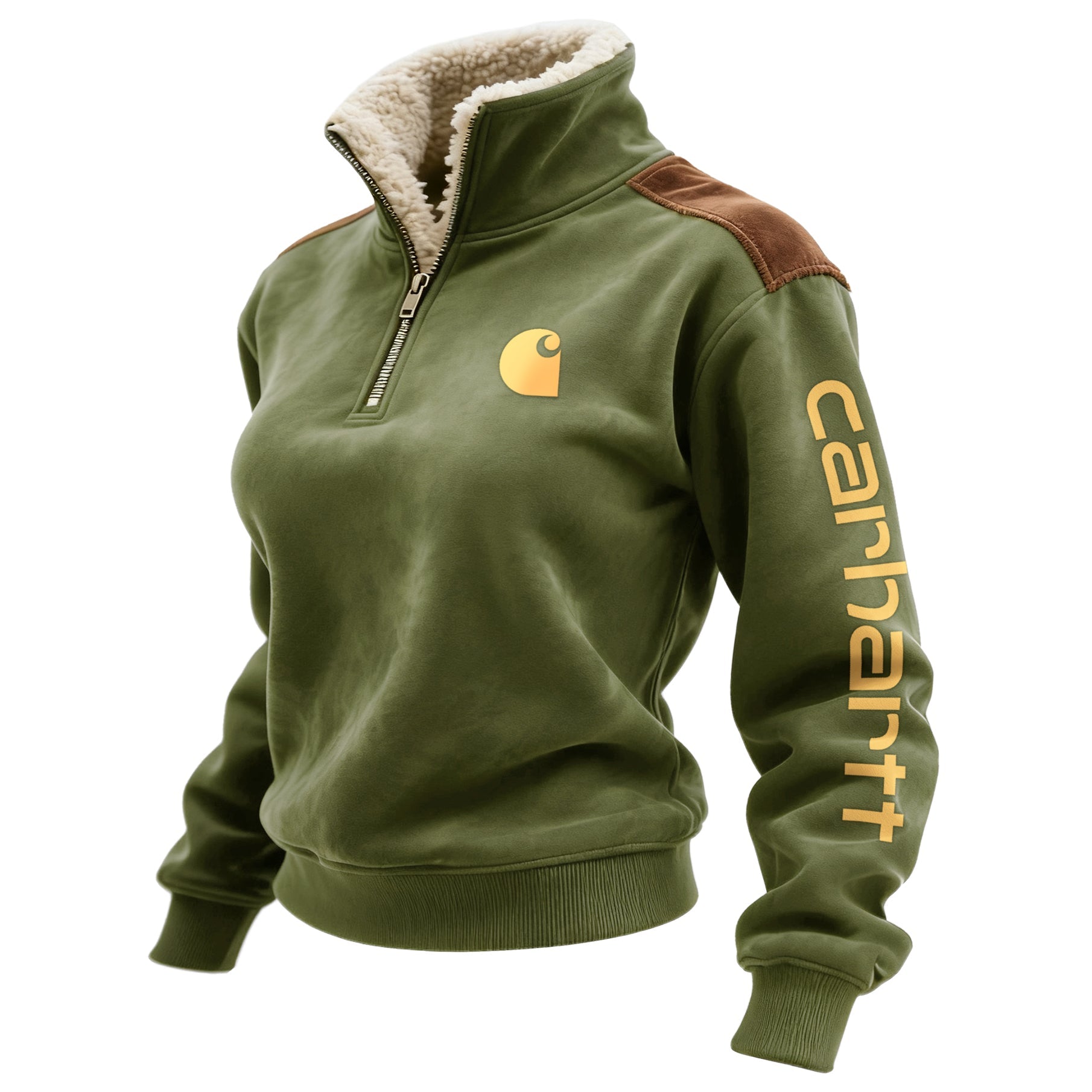 Tenna | Fleecegefütterter Suede-Zip