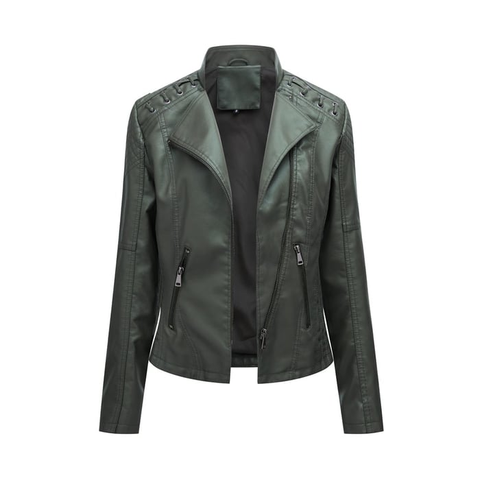 Clarisa | Gewaschene Lammfell-Lederjacke