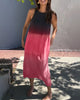 Tayla | Ombre ärmelloses Midikleid