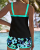 Laluna | Bequemer geblümter Tankini Combo