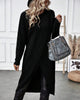Kiara™ | Langes, Schlichtes Strickkleid für Damen