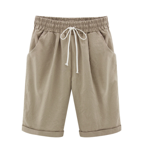 Alexandria | Lässige Übergrößen-Shorts mit elastischem Bund