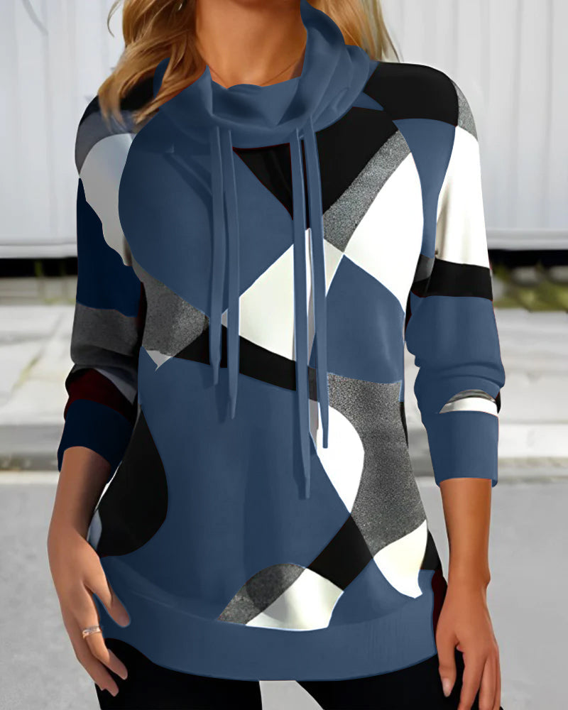 Alora™ | Stylischer Kapuzenpullover im Block-Design