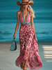 Lony | Halterneck-Maxikleid mit Leopardenmuster