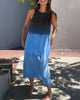 Tayla | Ombre ärmelloses Midikleid