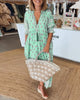 Liana | Bedrucktes Kleid mit V-Ausschnitt