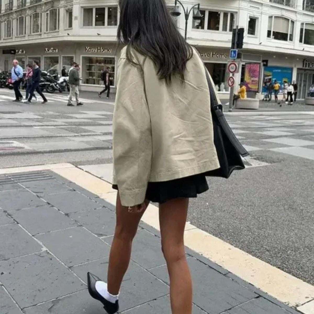 Amecia | Vintage Trenchcoat Im Hemdstil