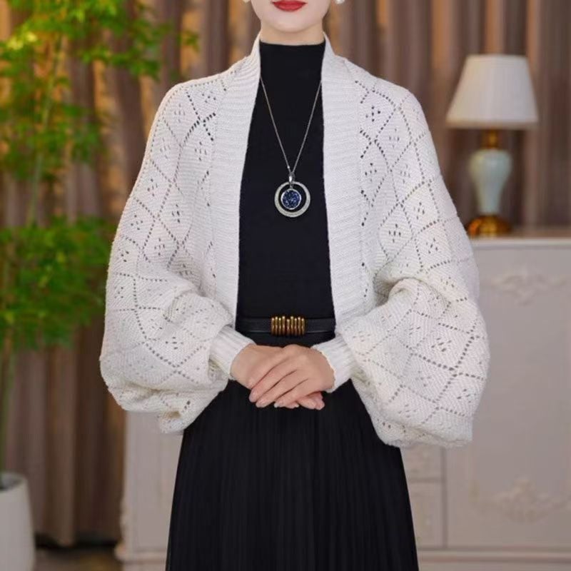 Samirra | Strick-Cardigan mit Ajourmuster
