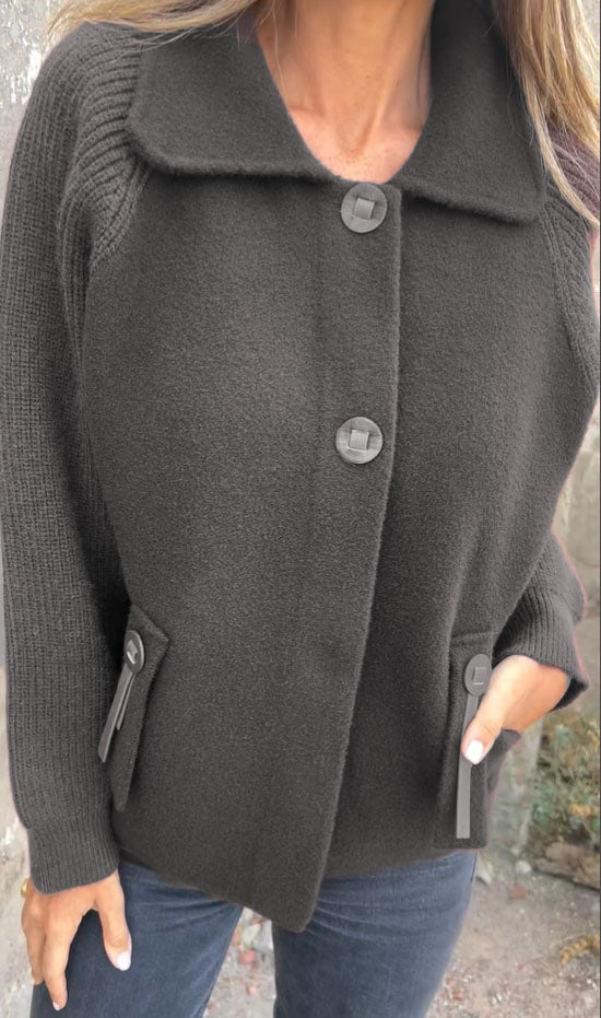 Loretta | Gemütliche Baumwoll-Strickjacke