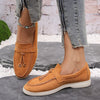 Yany | Damen-Loafers aus Wildleder mit geknoteter Quaste