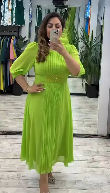 👗【S-5XL】Nowa modna sukienka, klasyczny design, elegancka i prosta