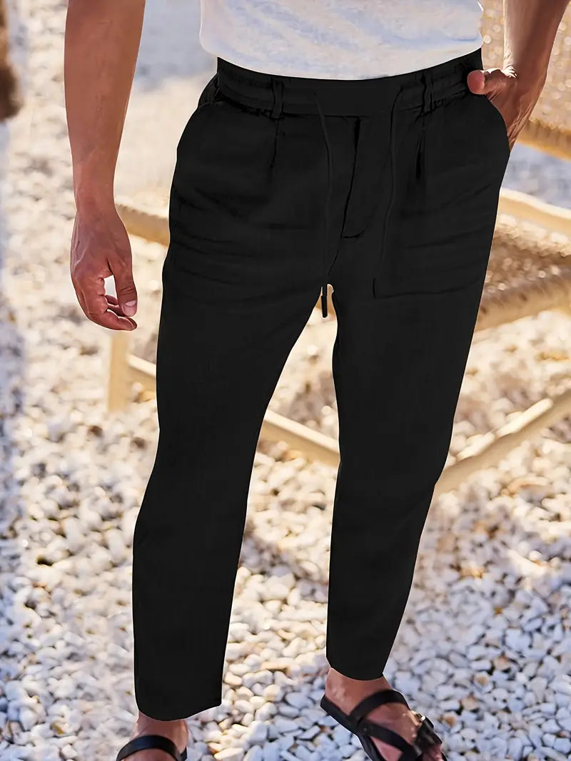 Jacob | modische lockere Leinenhose für den Sommer