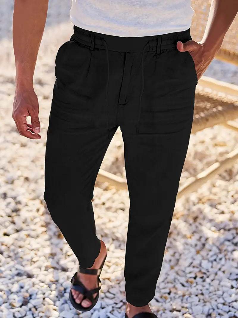 Jacob | modische lockere Leinenhose für den Sommer
