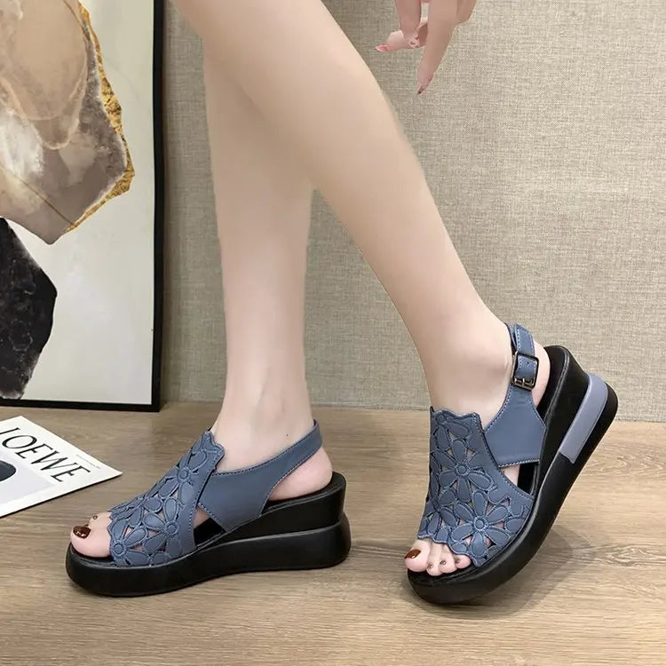 Sarai | Bequeme Retro-Sandalen mit weicher Sohle