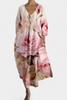 Mae | zeitloses Kleid mit elegantem V-Ausschnitt und bequemer Passform