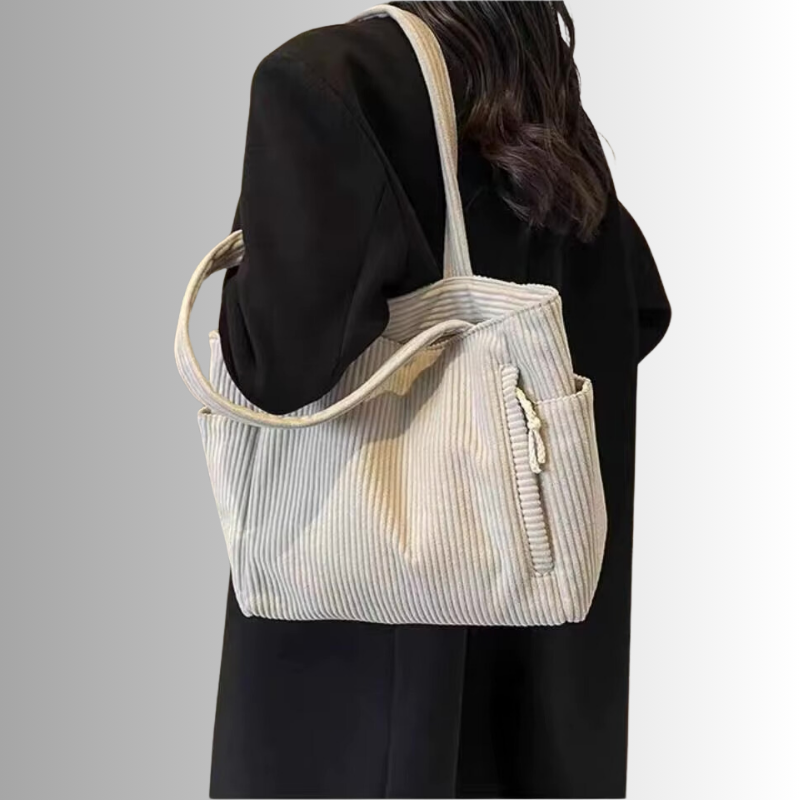 Lillie | Modische Kord-Umhängetasche mit Vintage-Charme