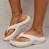 Gisel | Damen-Plateau-Flip-Flops mit weicher Sohle