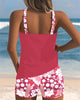 Sky | modisches Tankini-Set mit bedrucktem Boxer