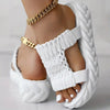 Vanessa | Bequeme einfarbige Sandalen für Damen