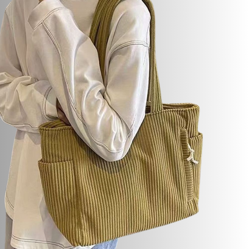 Lillie | Modische Kord-Umhängetasche mit Vintage-Charme