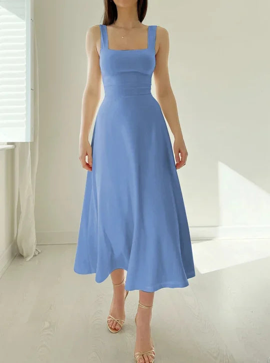 Vera | elegantes Kleid - XXS / Blau